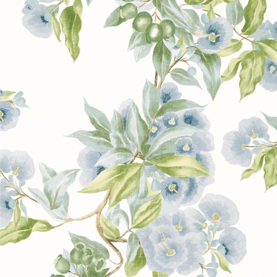 Anna French Camellia Garden Wallpaper in Sky